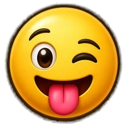 Cheeky wink