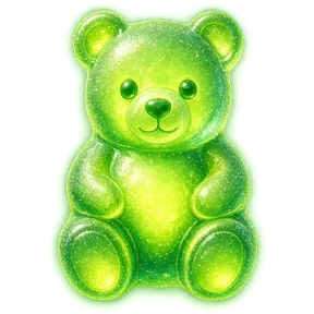 green gummy bear