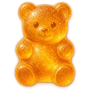 orange gummy bear